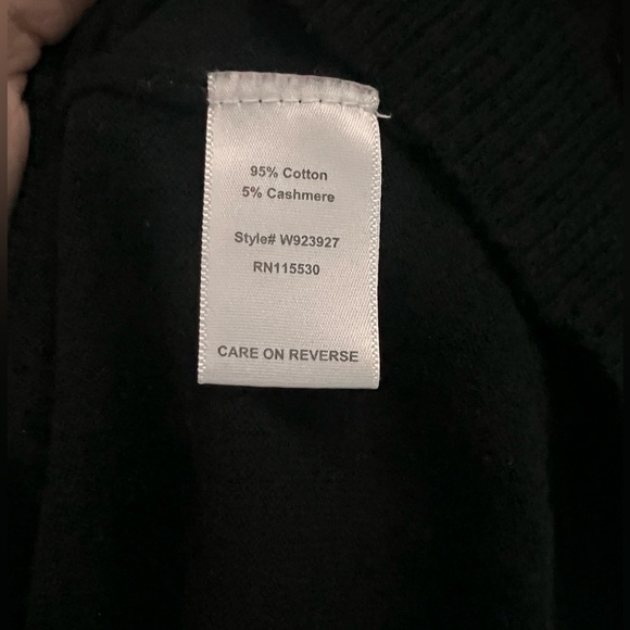 WILT Women’s Black Long Sleeve Oversized Crewneck Sweater - size Medium - Picture 7 of 12